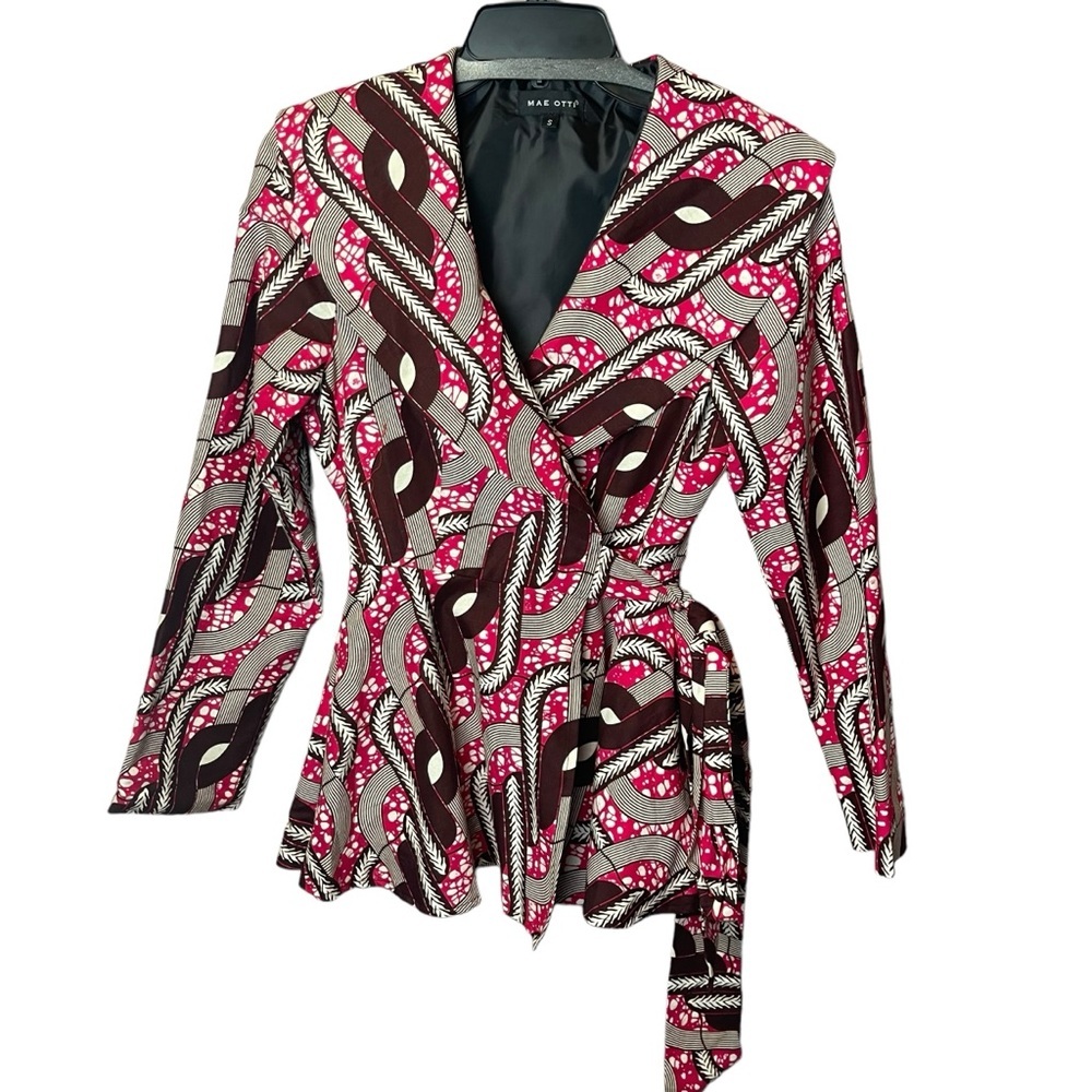 Mae Otti African Wrap Jacket - Size Small